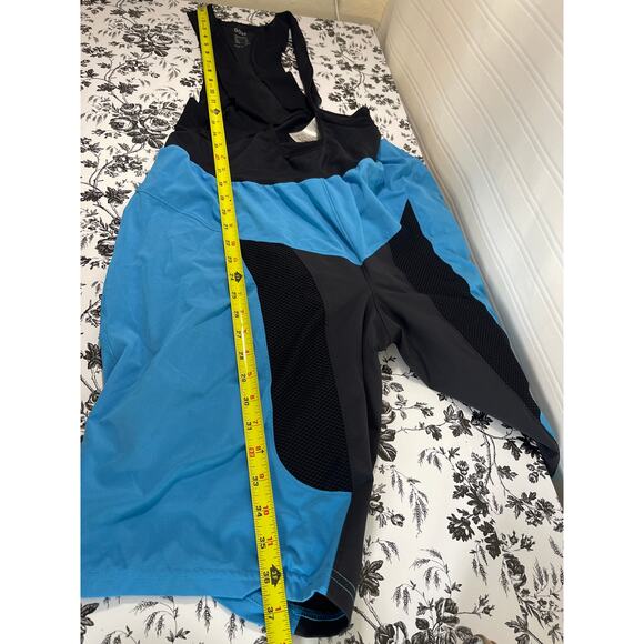 Gore Bike Wear Bib Shorts Padded Seat Cycling Men's XL Black and Blue Gorpcore - Picture 14 of 14